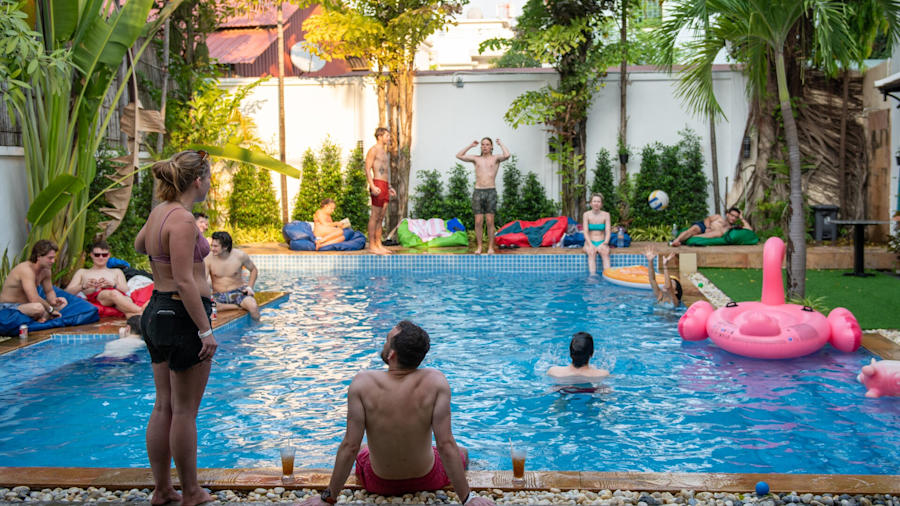 Because sometimes you need a waterfall shower AND a waterfall of beer